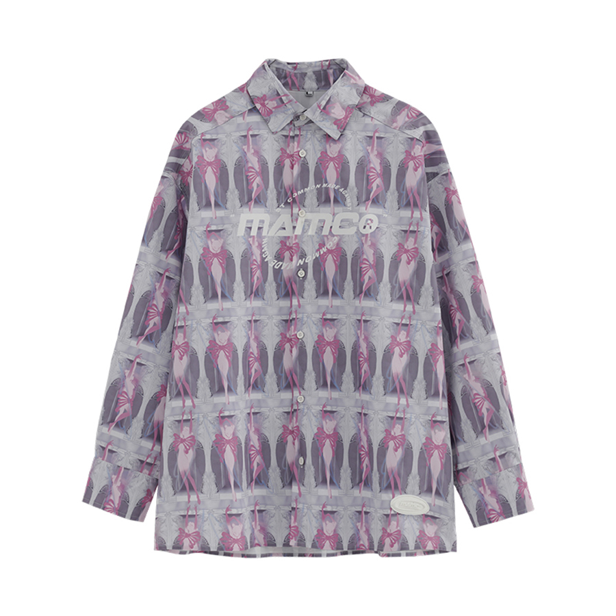 【 MAMC | TRANSFORMED GIRL SHIRT 滿印變身少女襯衫 】
