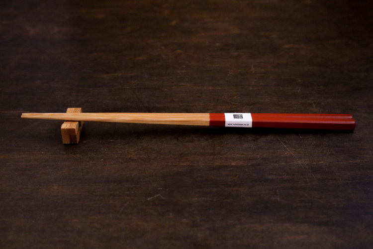 公長齋小菅-筷子 京都古箸22.5cm／紅