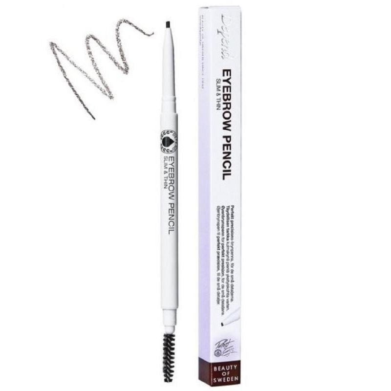 PERFECT EYE 專業防水纖幼眉筆 - 連極柔軟眉毛刷 灰褐色 #4916