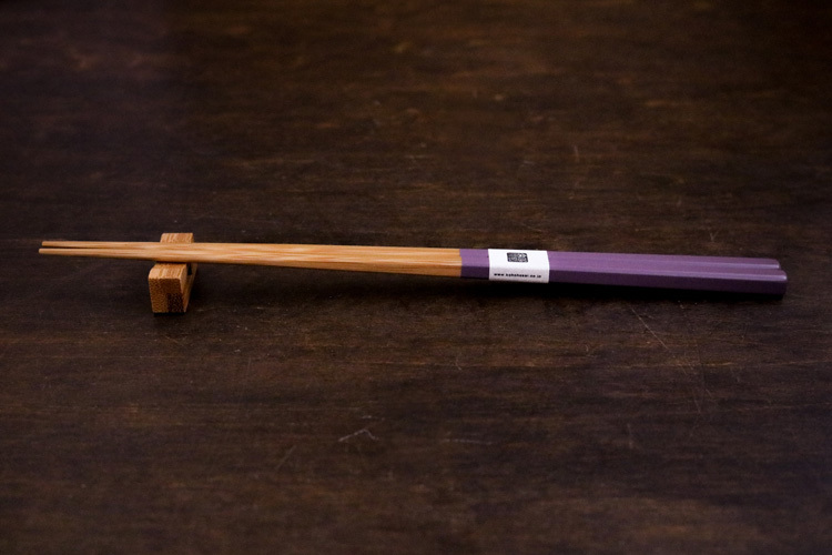 公長齋小菅-筷子 京都古箸22.5cm／紫