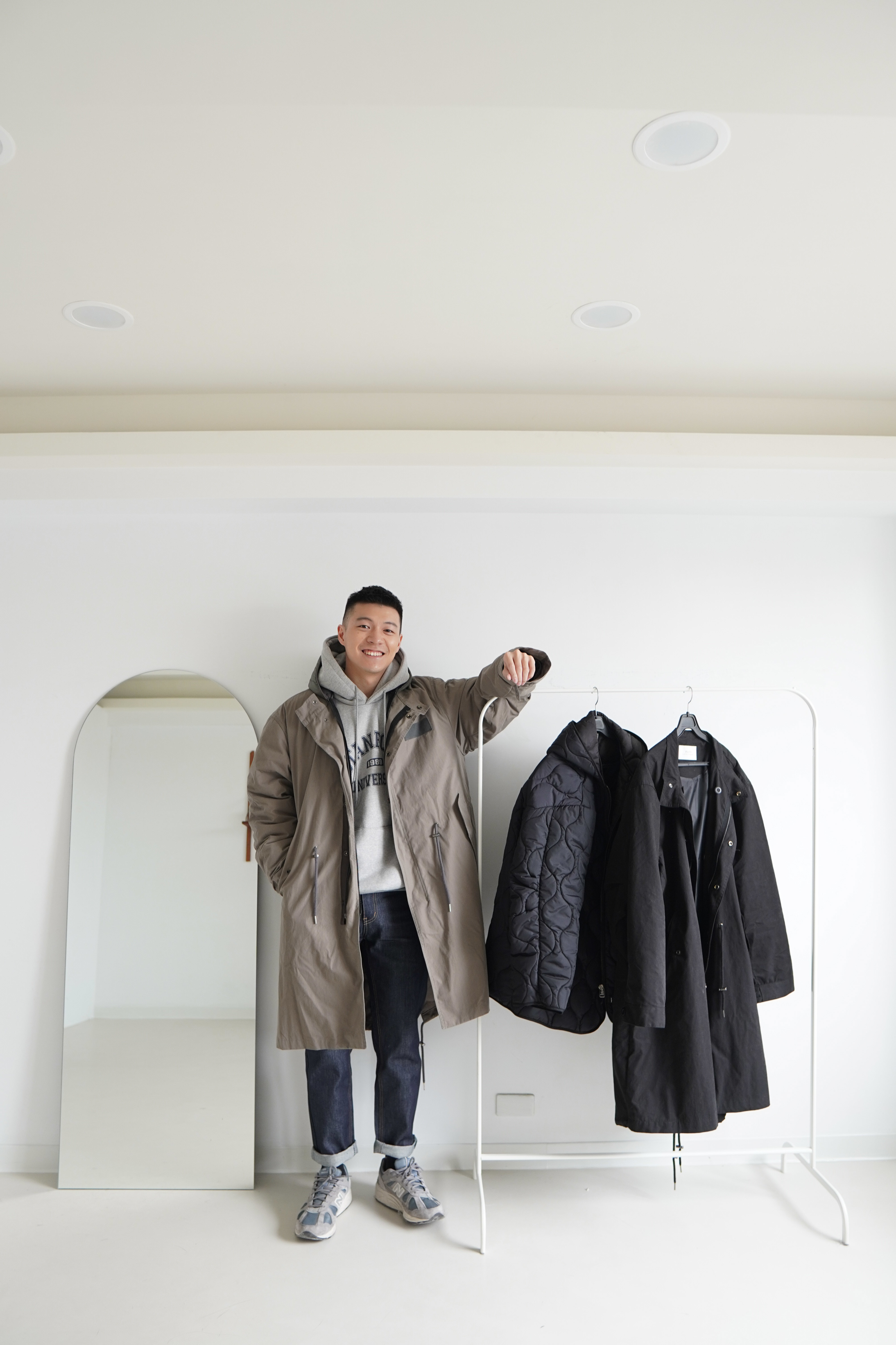 一衣三穿M51長版外套 （現貨軍綠色）