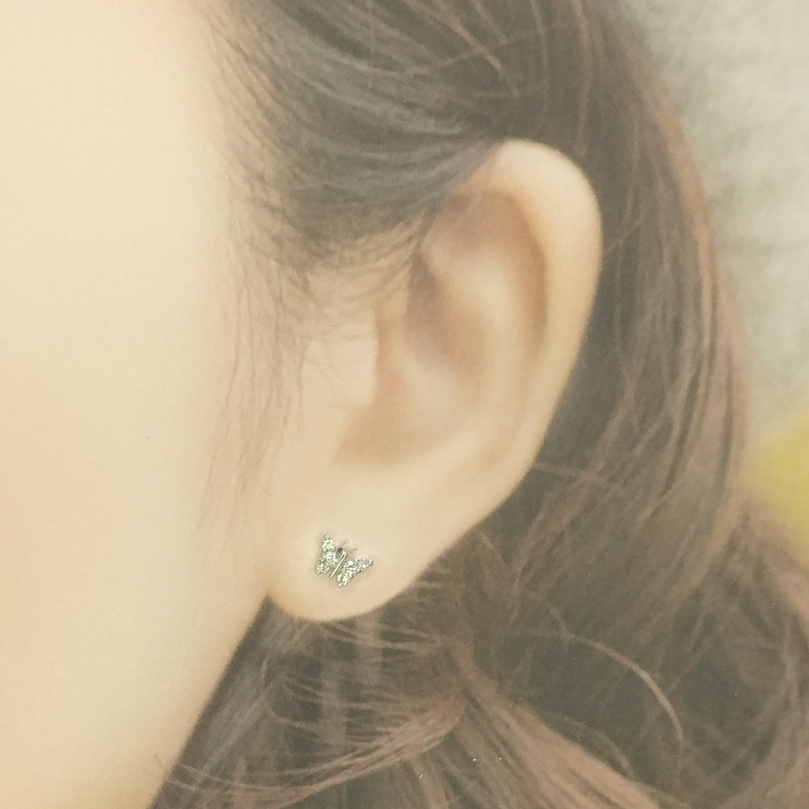 18K White Gold 0.17ct Diamond Earrings