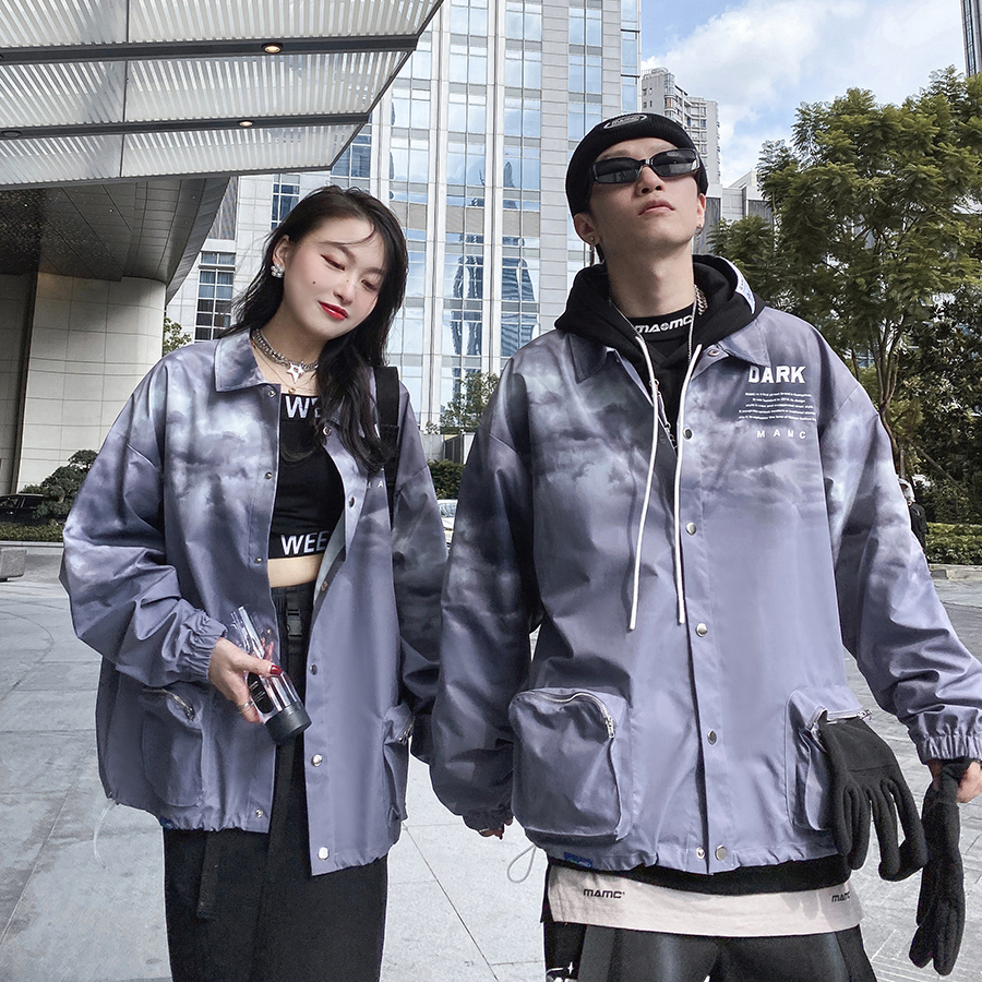 【 MAMC | DARK CLOUDS COACH JACKET 烏雲教練外套 】