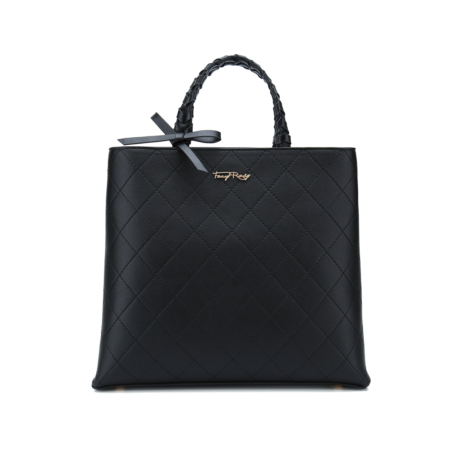 Fancy Bow Bow Top Handle Tote Bag