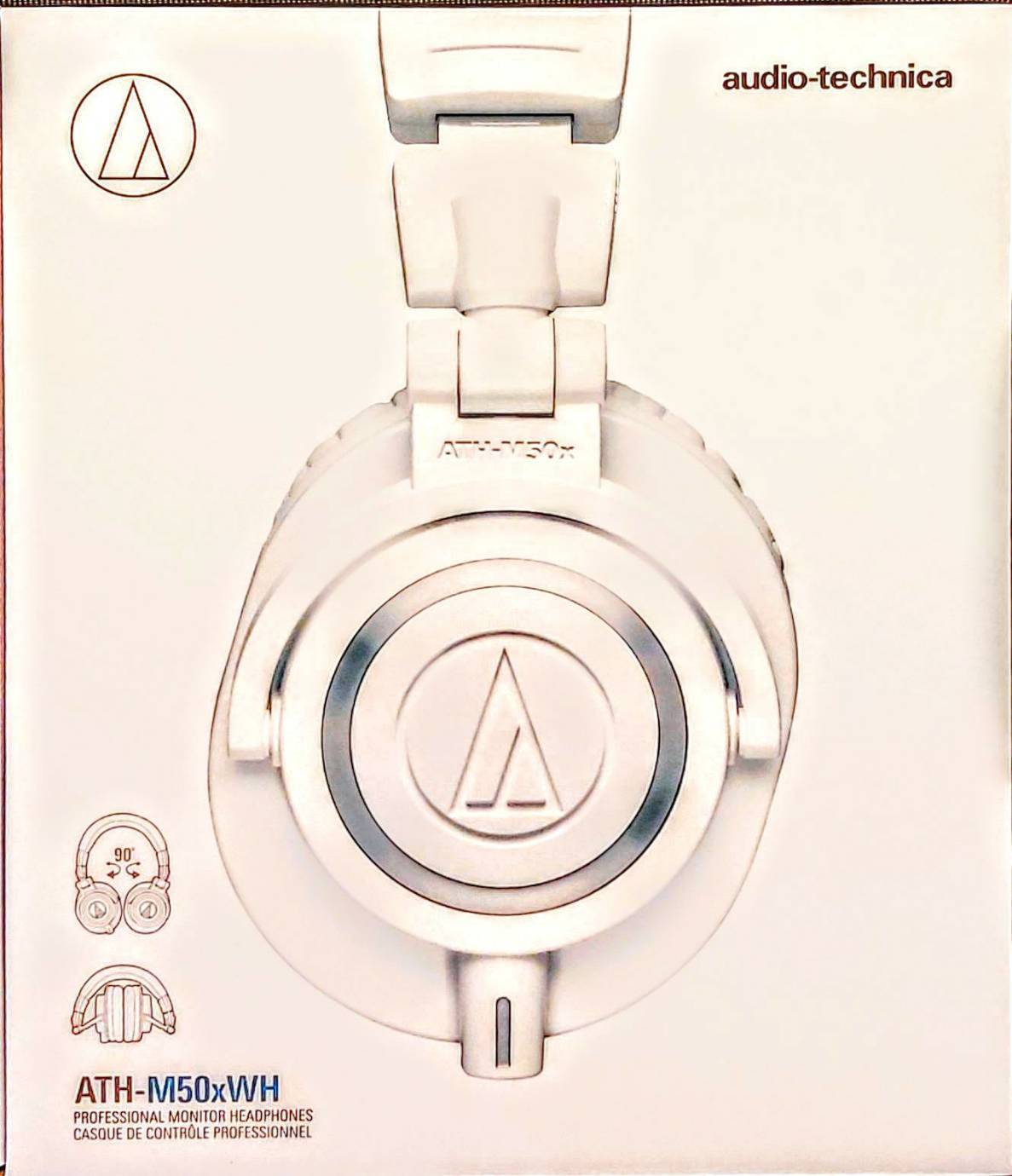 Audio-Technica 鐵三角 audio-technica ATH-M50x WH M50 專業監聽耳罩式耳機 (白色) 第 5 張圖片｜三峽錄音 / 音響