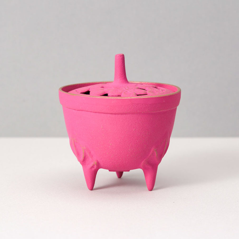 【岩鑄】櫻 香爐-金/粉色