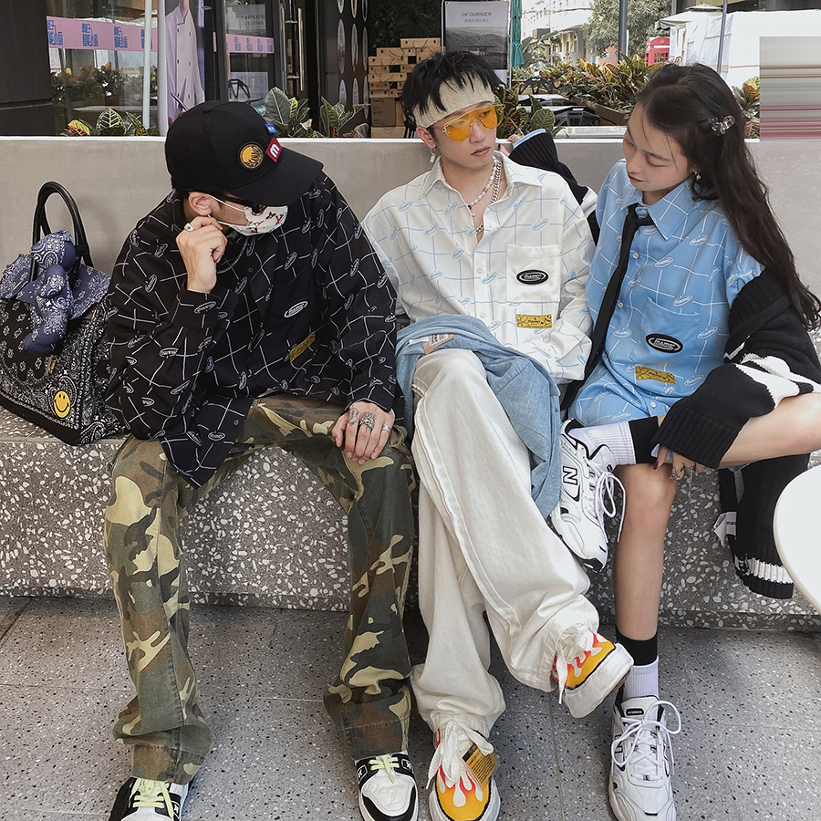 【 MAMC | LOGO PLAID SHIRT 滿印Logo格子襯衫 】