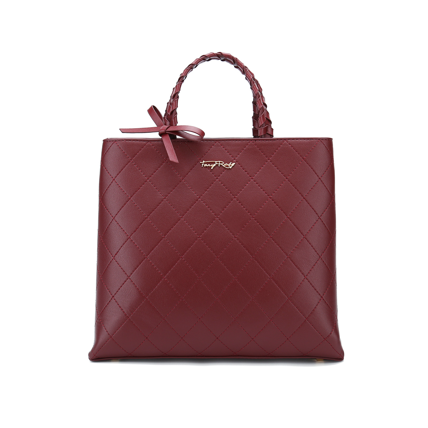 Fancy Bow Bow Top Handle Tote Bag