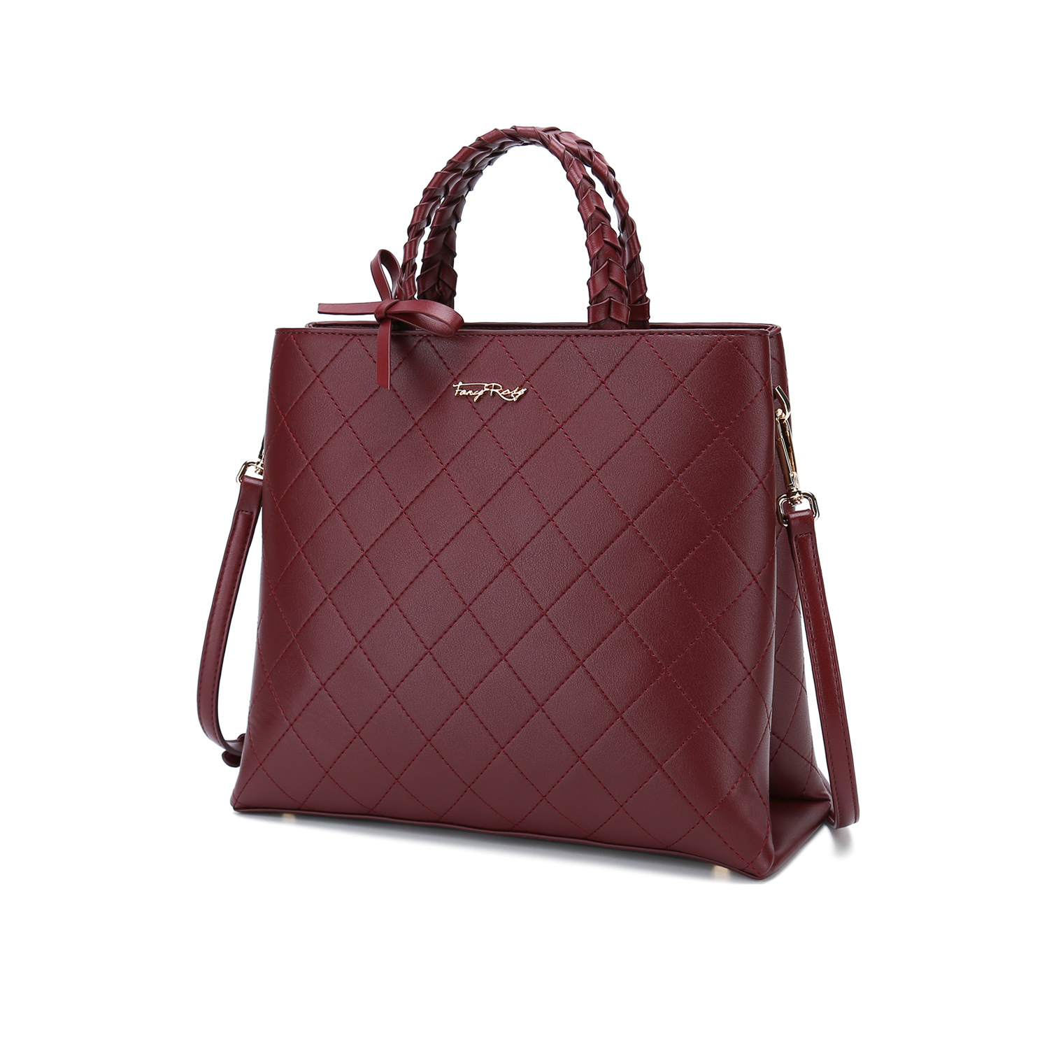 Fancy Bow Bow Top Handle Tote Bag
