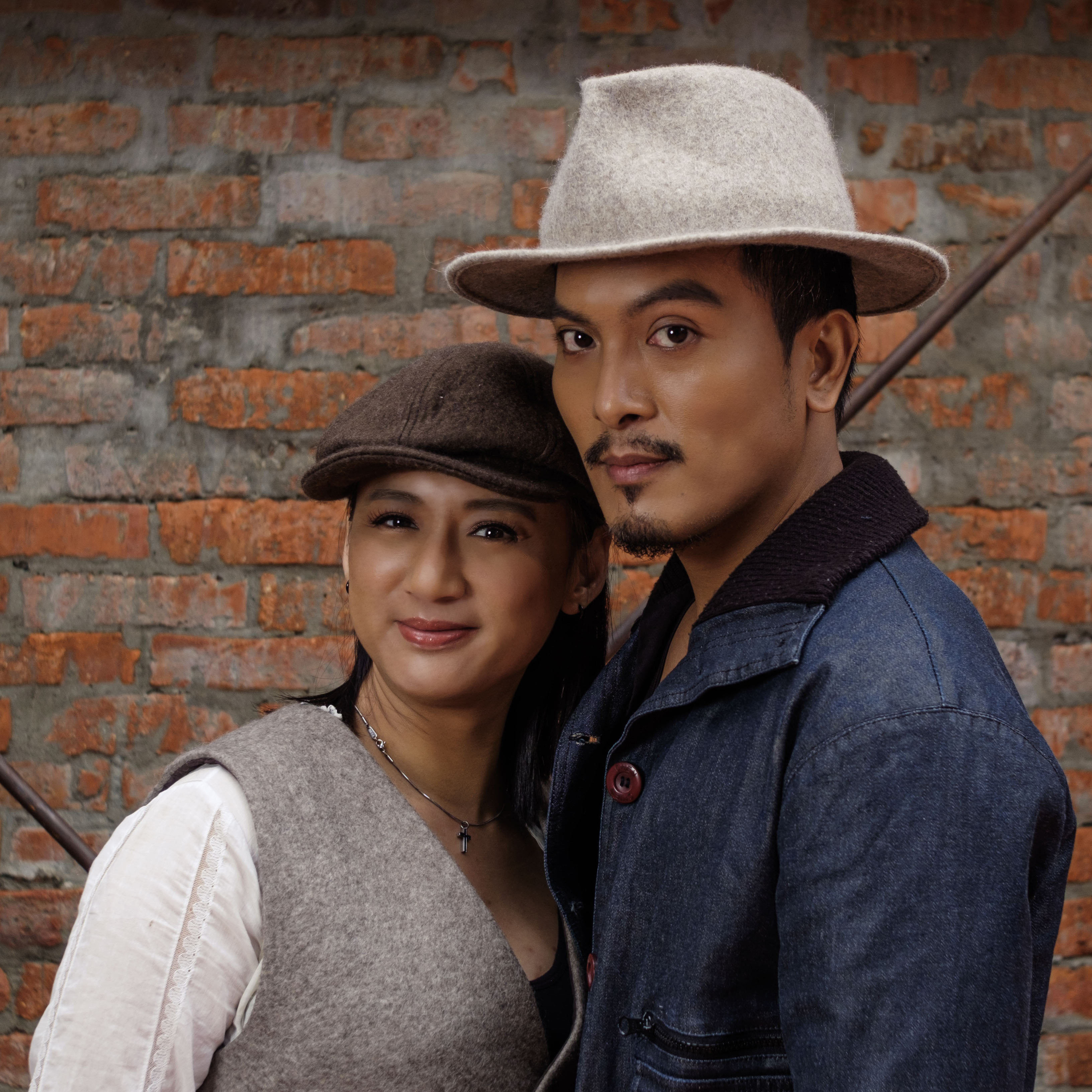 手工毛氈爵士帽｜犛牛絨－白色｜中國藏區