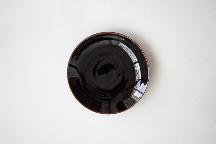 SSS-陶銘銘皿/飴釉