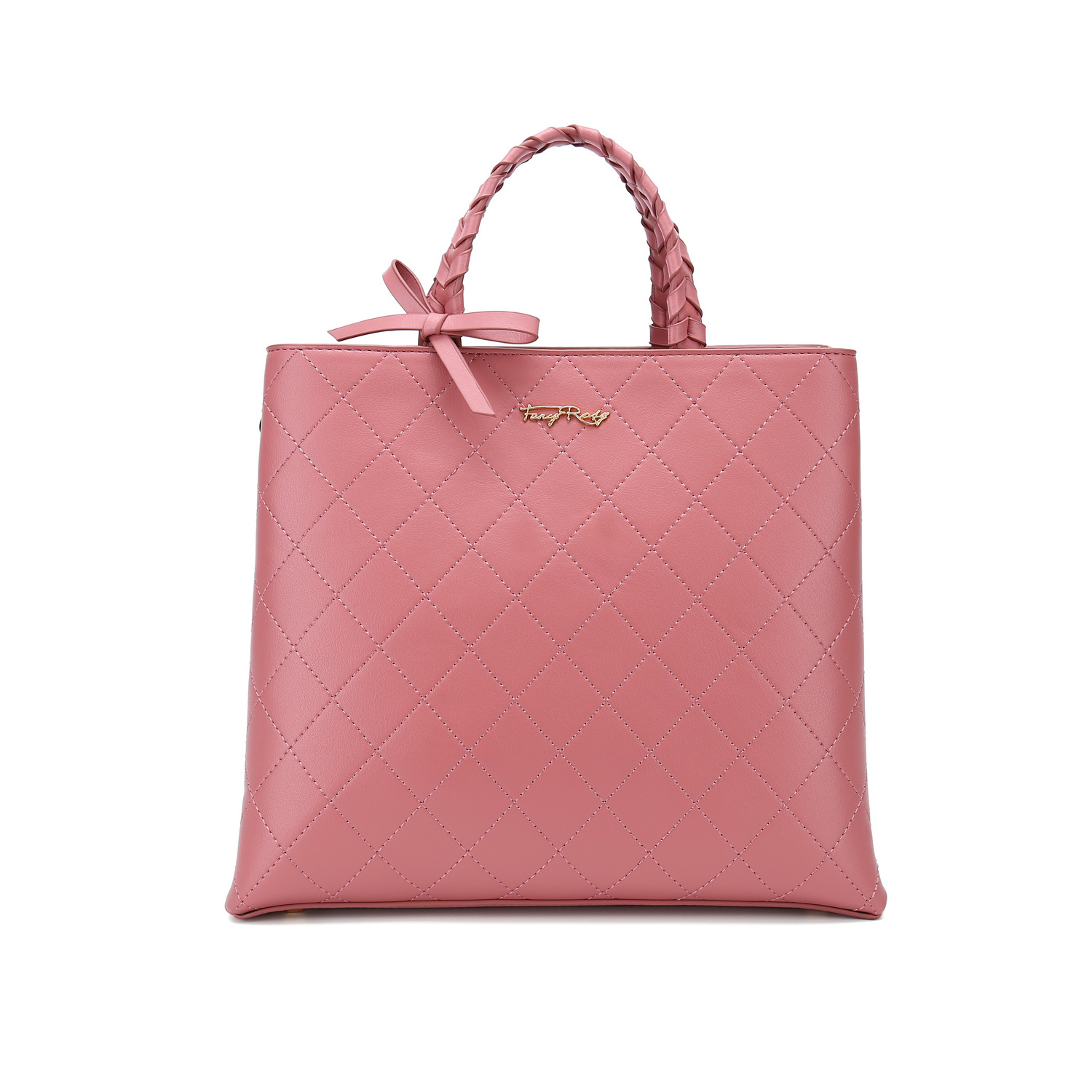 Fancy Bow Bow Top Handle Tote Bag