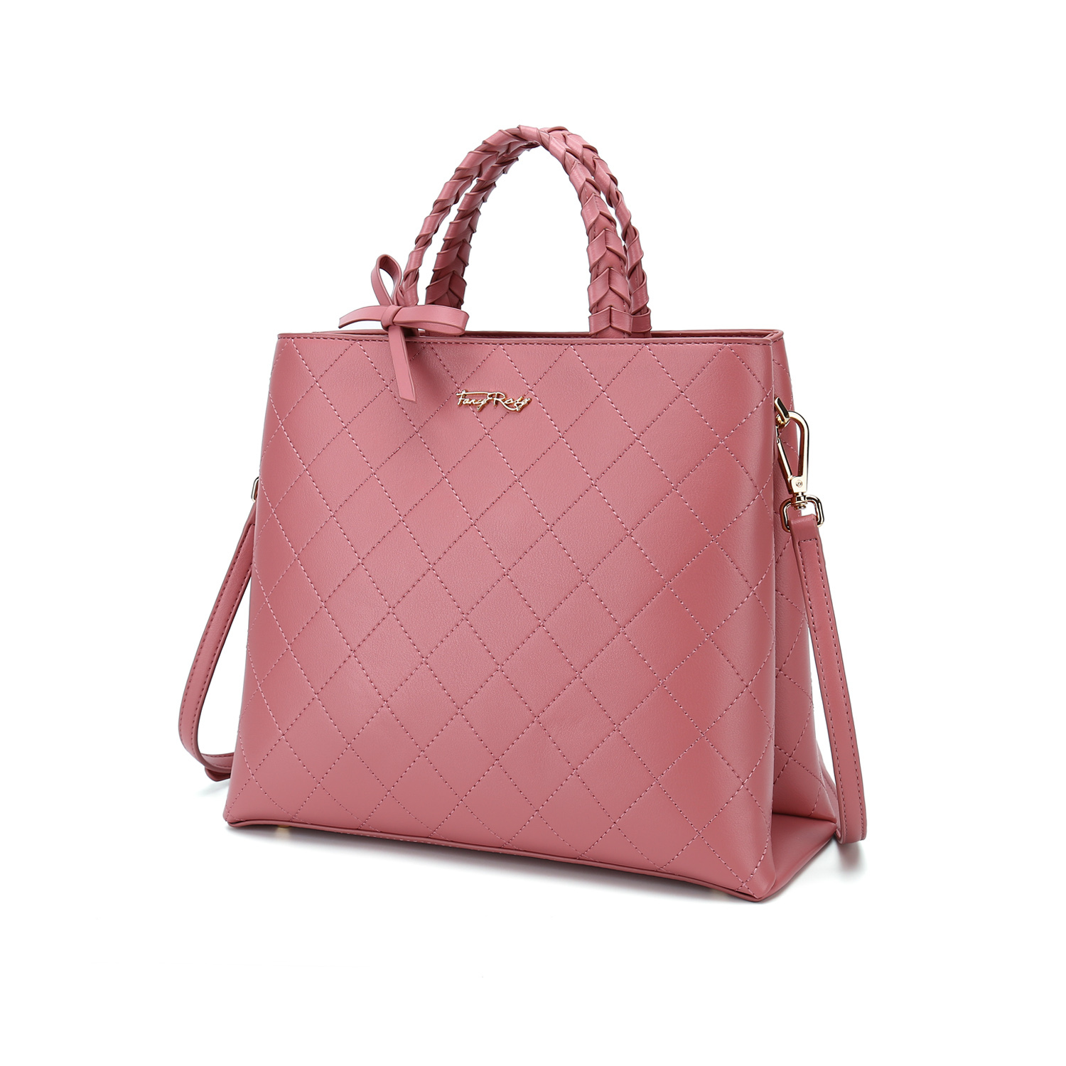 Fancy Bow Bow Top Handle Tote Bag