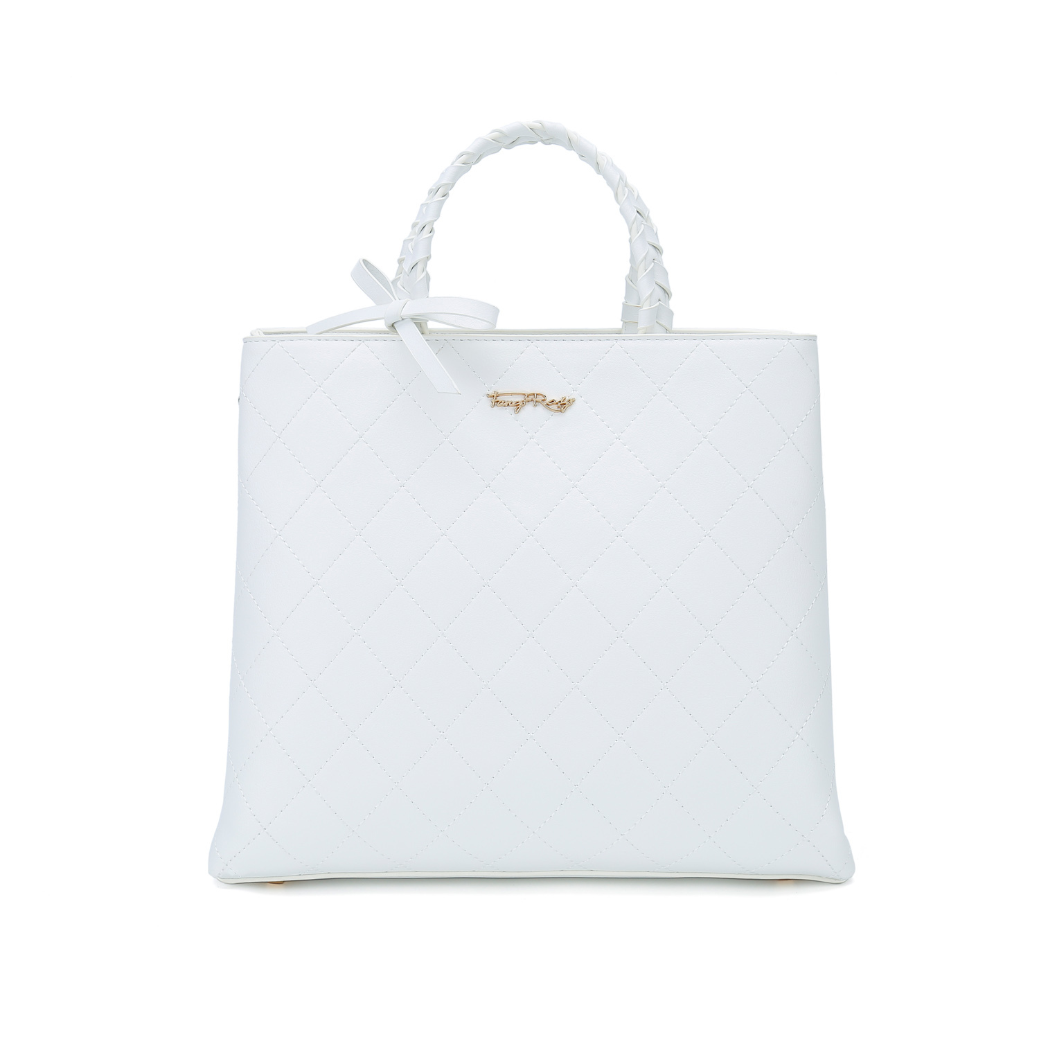 Fancy Bow Bow Top Handle Tote Bag