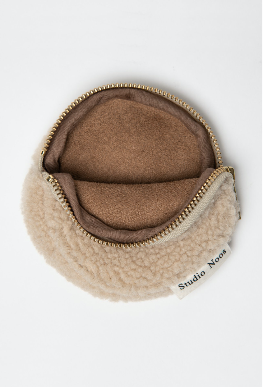 STUDIO NOOS - 泰迪圓形收納包（Ecru）