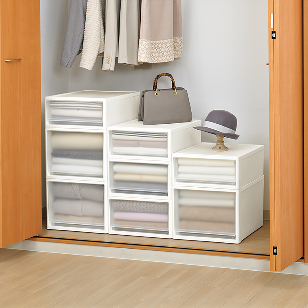 【日本JEJ ASTAGE】STORA系列抽屜式可堆疊收納櫃(低/中/高)