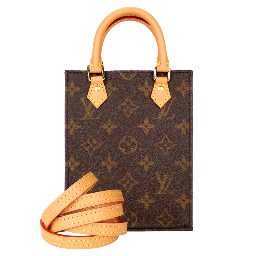Louis Vuitton PETIT SAC PLAT Monogram 迷你風琴包(印花)