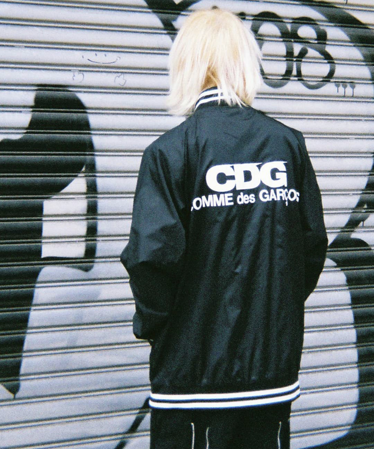 cdg varsity jacket