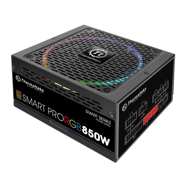 米特3C數位–曜越 Smart Pro RGB 850W 銅牌電源供應器/PS-SPR-0850FPCBTW-R