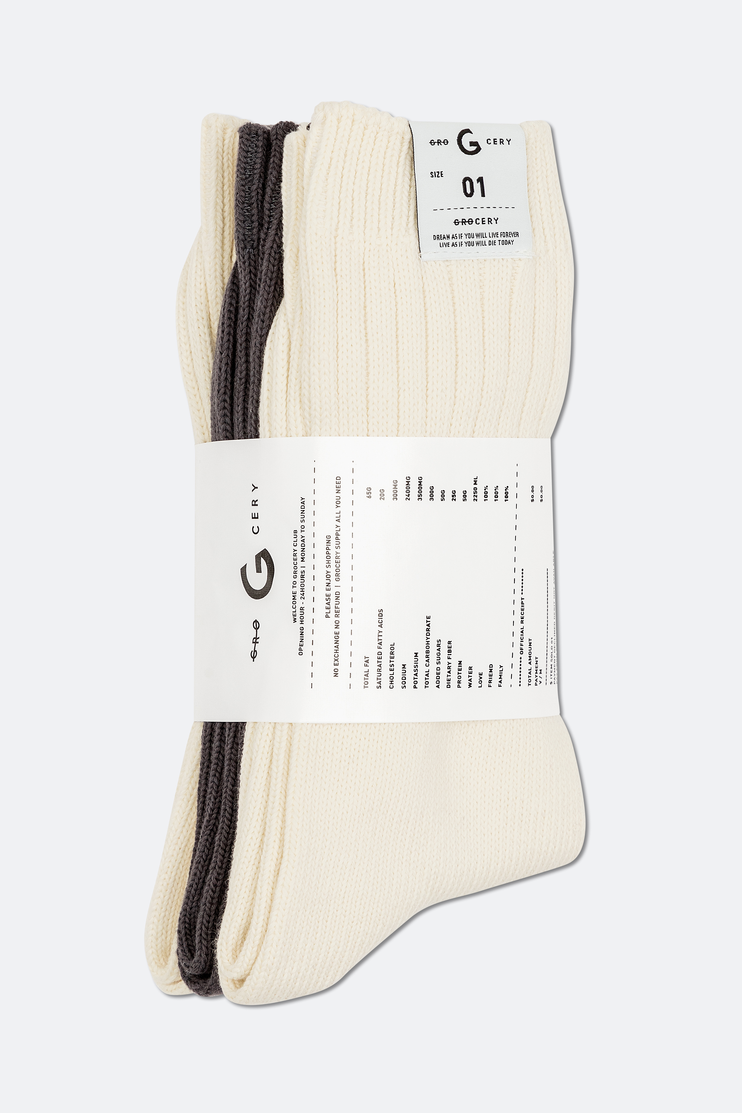 GROCERY “SOCKS” PACK OF 3 SO001