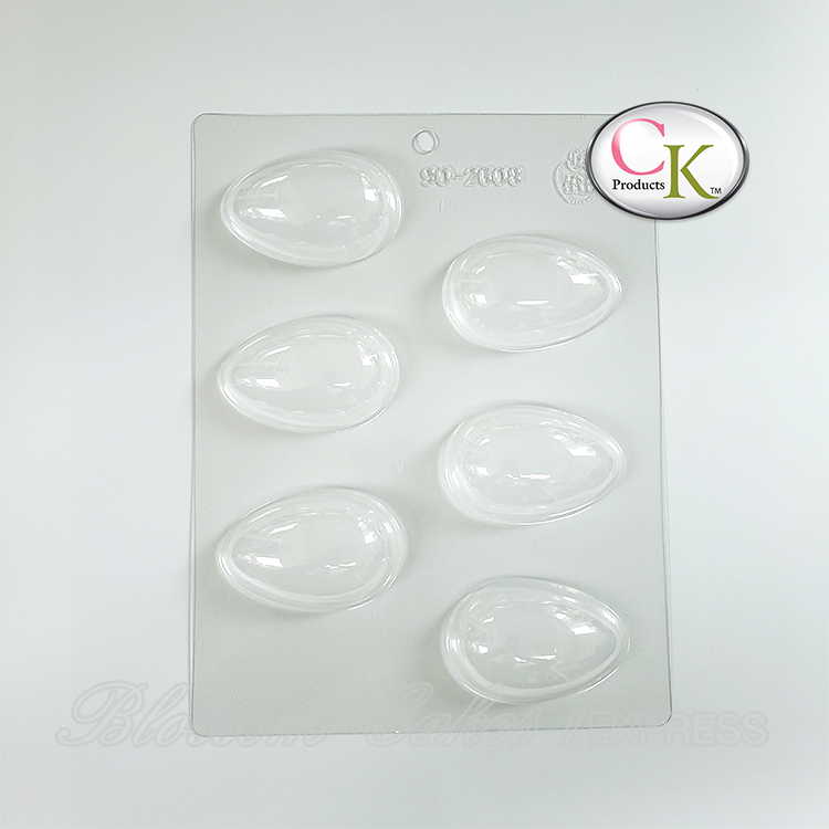 CK 2-5/8" Egg Chocolate Mold (can be used as sugar petal former)