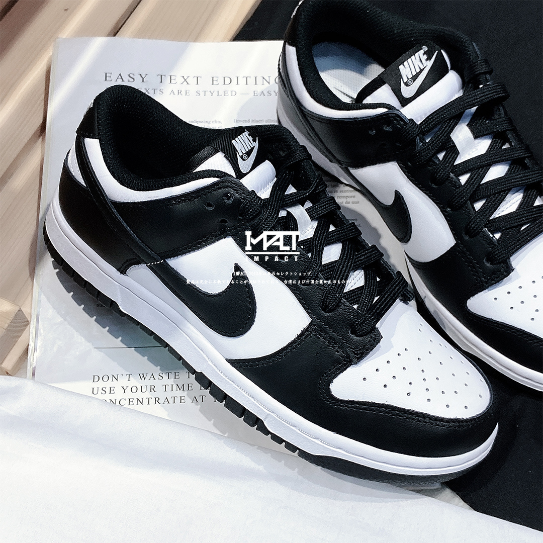 Nike Dunk Low Black 黑白熊貓DD1503-101 DD1391-100