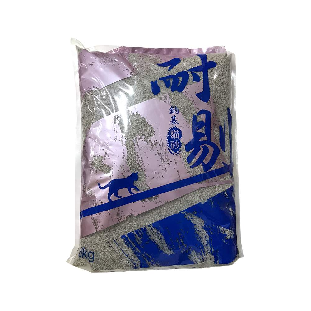 【三包組】耐剔貓砂-強力凝結(大/小球砂)-藍 8kg