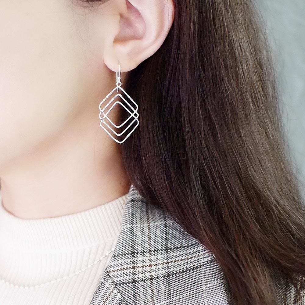 漣漪純銀耳環/SE702S