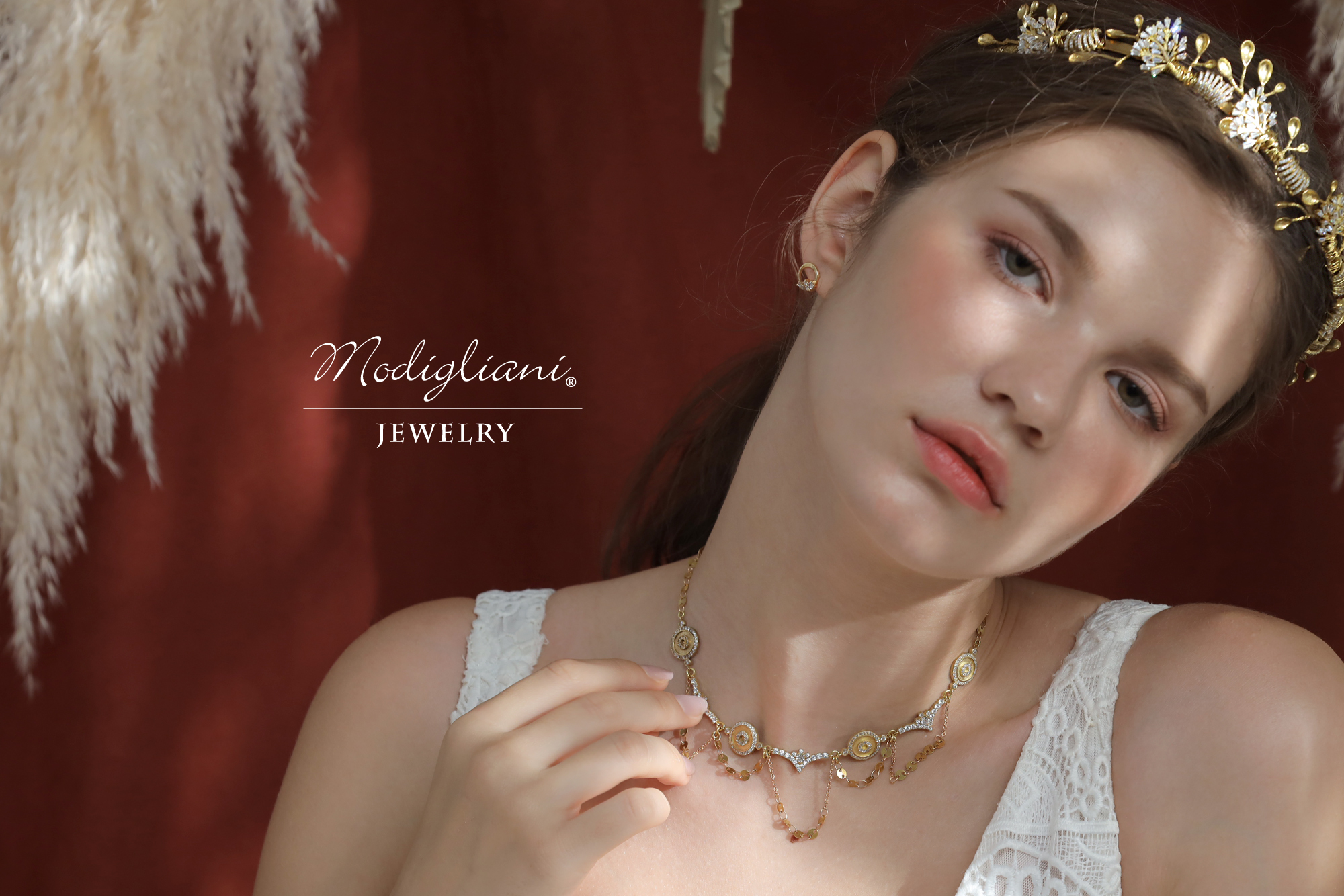 黃銅飾品, 項鍊, 飾品, 黃銅, 鋯石, 華麗, 頸鍊