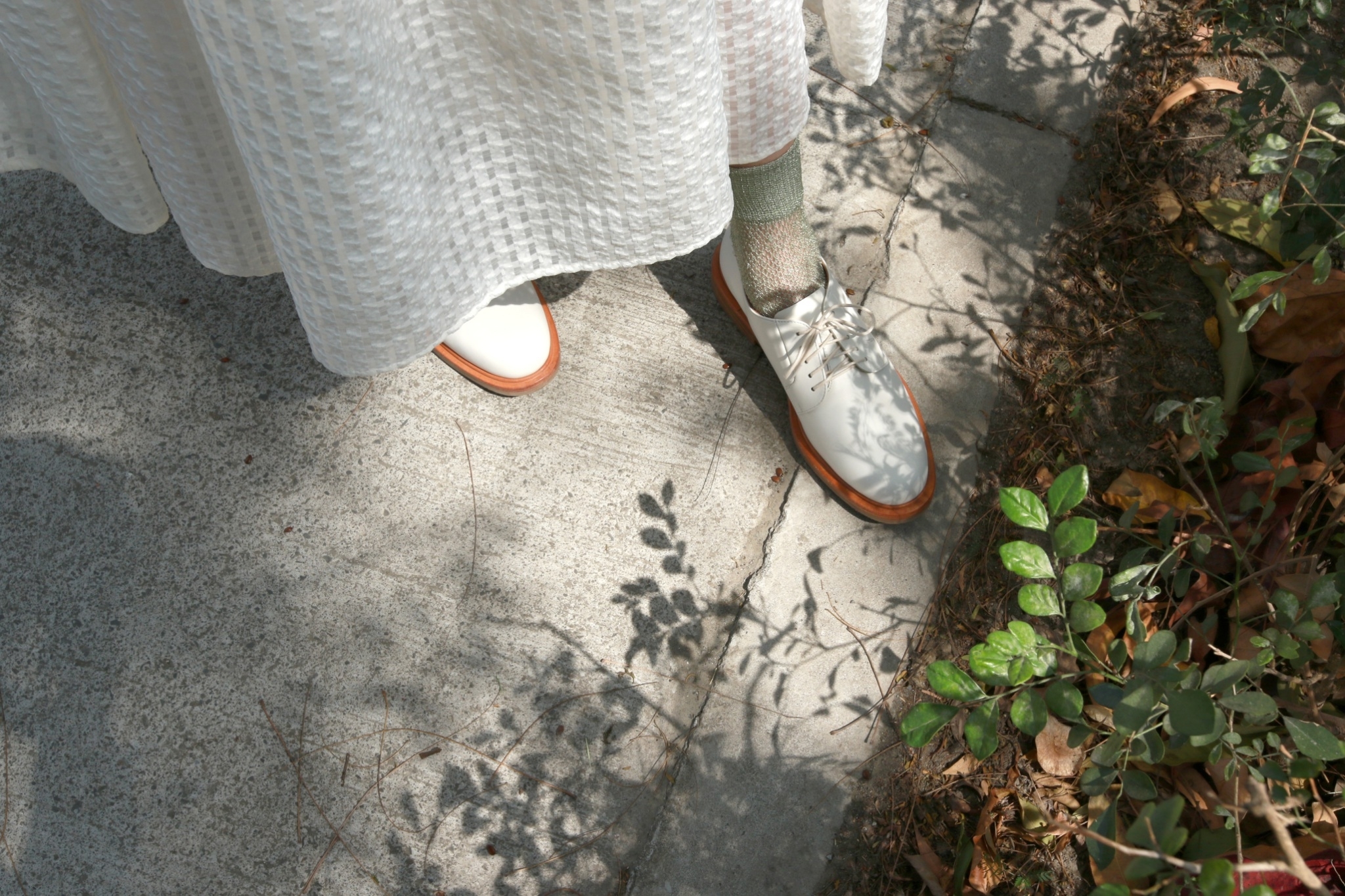 布呂歇爾鞋 (原皮色) | 米白