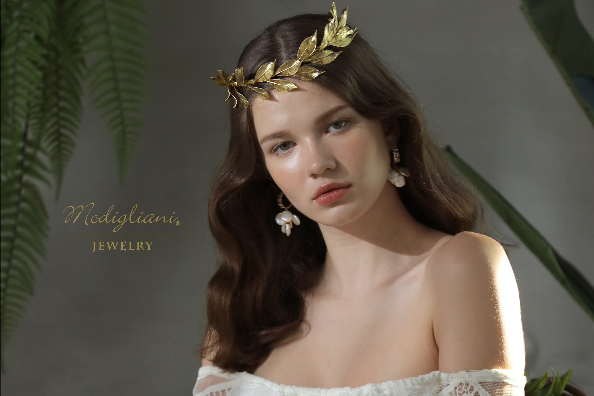 黃銅飾品, 頭飾, 飾品,頭冠, 黃銅,花草,女神,仙氣