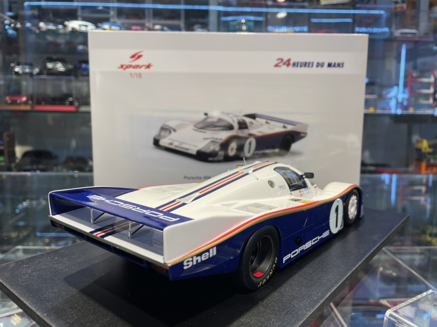 Spark 1:43 Porsche 956 #12 4to 24h LeMans 1983 Merl, Schickentanz, de