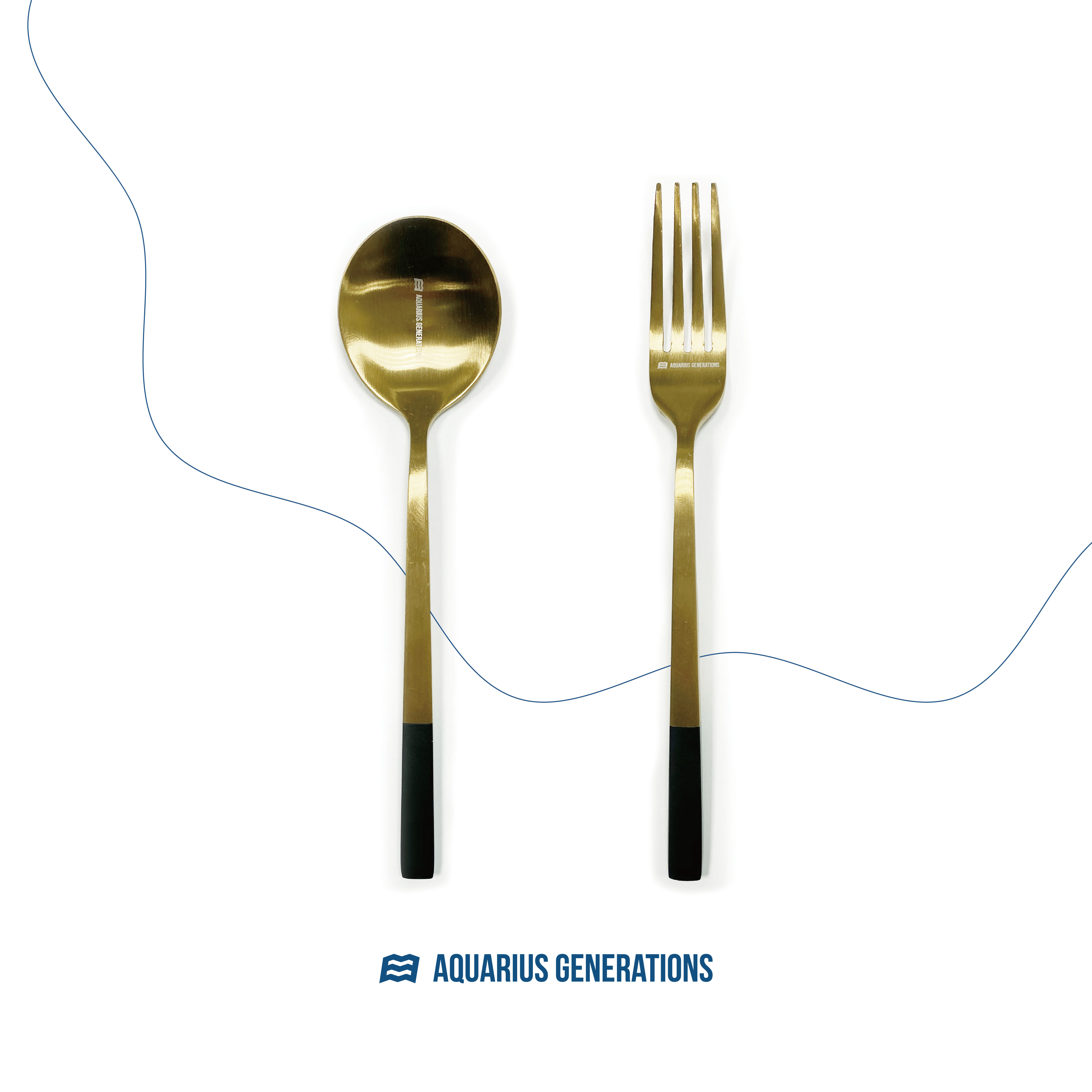 #完美的一口  金湯匙金叉子