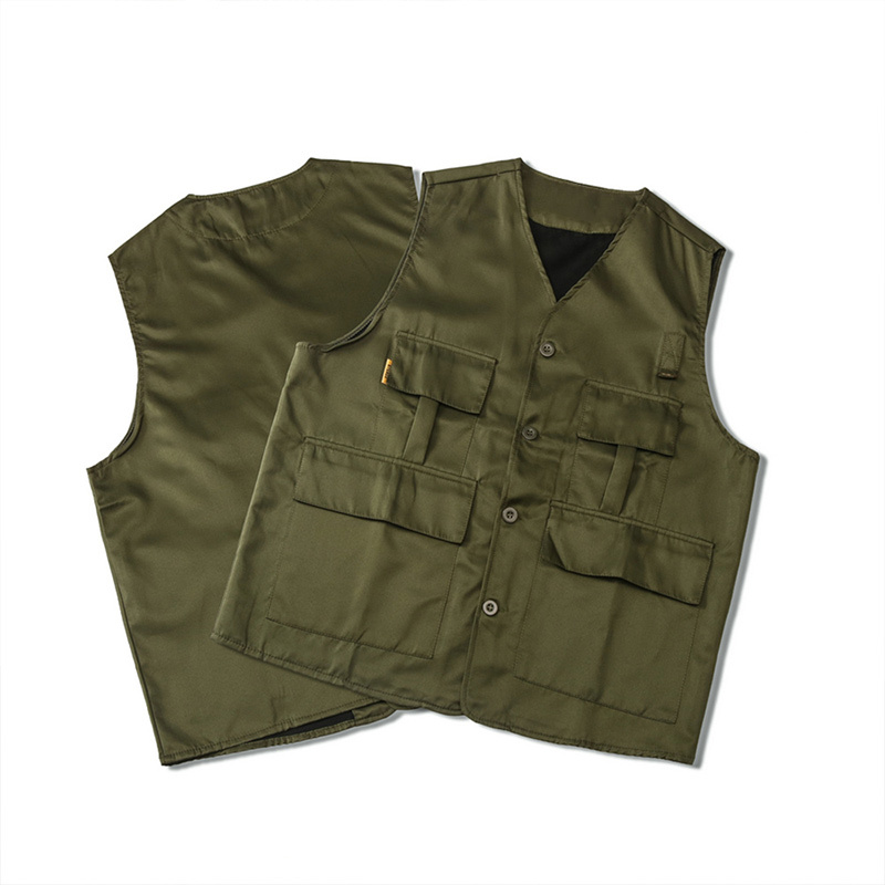 XCTRL 多口袋工裝背心-綠