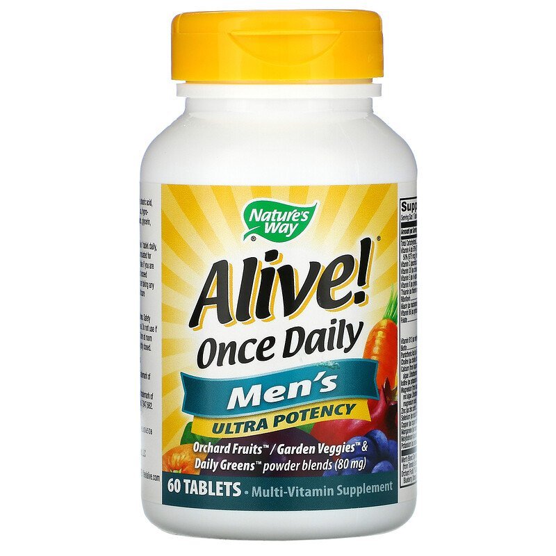 Nature's Way Organics, Every Men's One Daily (60 tablets) (A071)