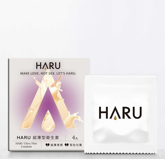 Haru Ultra Thin 超薄型 4 片裝 乳膠安全套