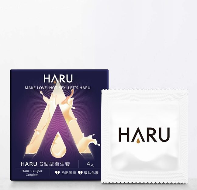Haru G-SPOT 凸點環形型 4 片裝 乳膠安全套