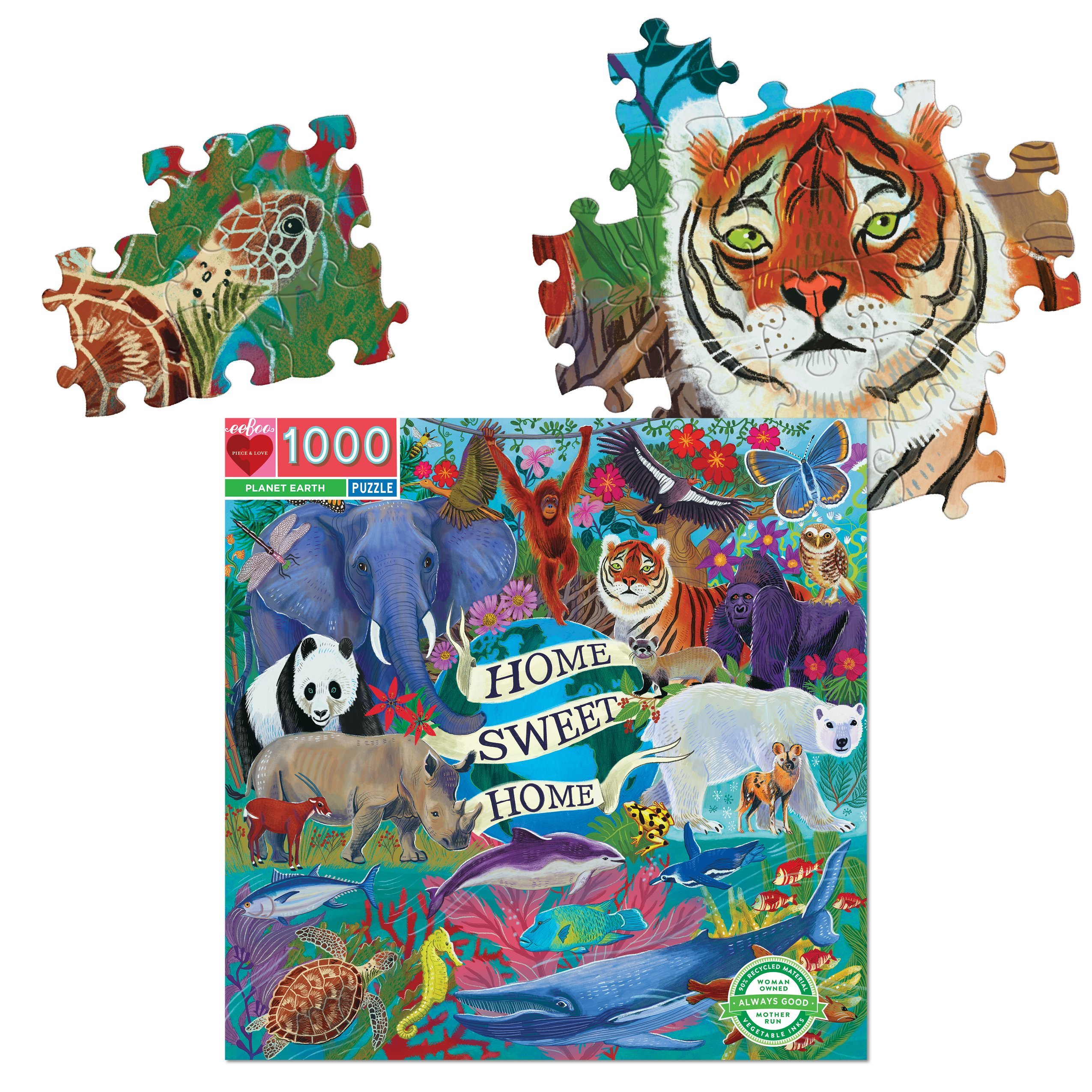 【EEBOO】行星地球 1000片拼圖