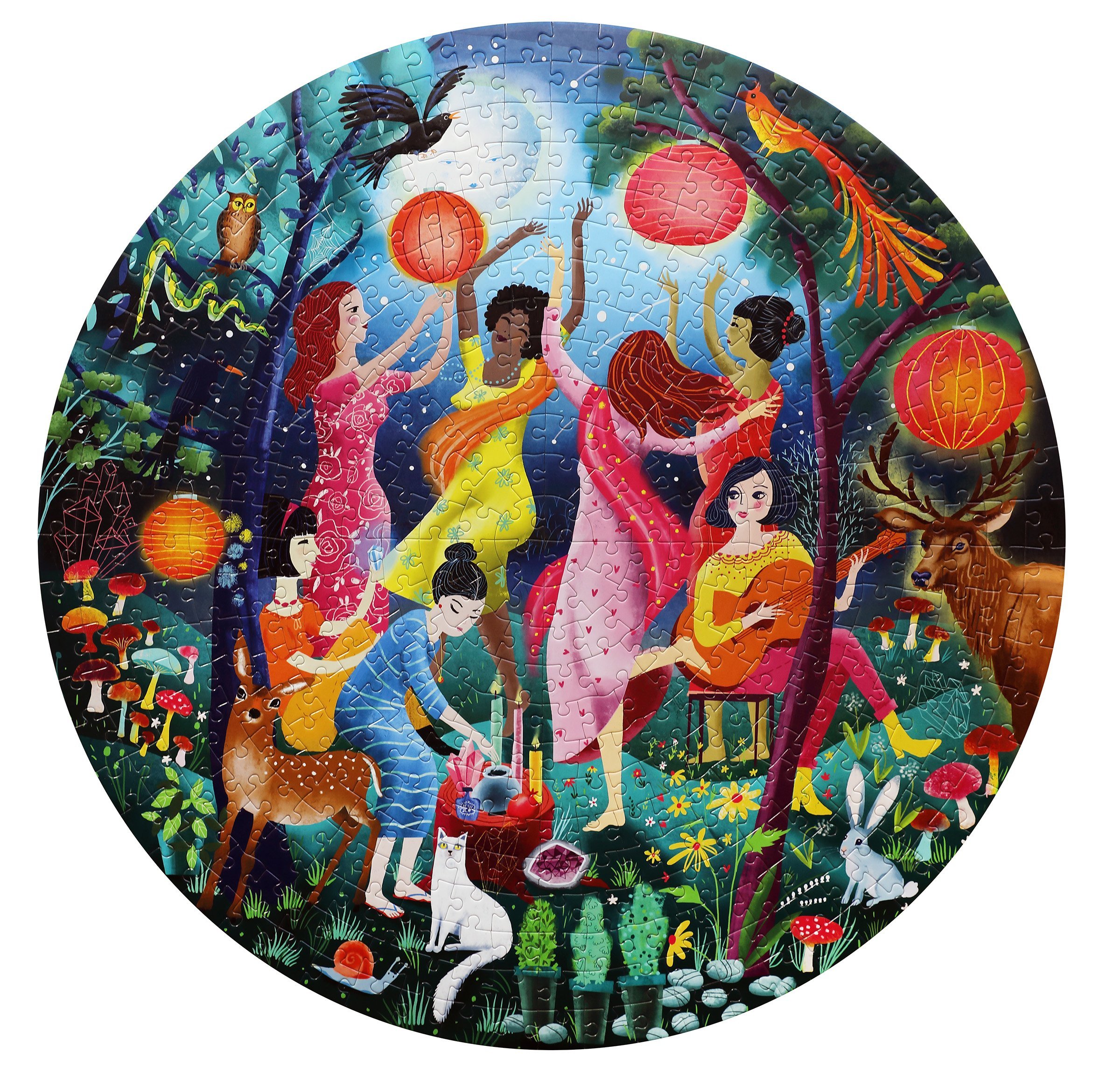 【EEBOO】月光之舞 500片拼圖