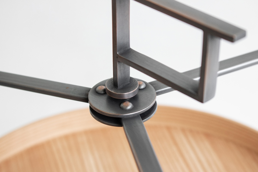 SSS-銅製層架 附丸盆2入