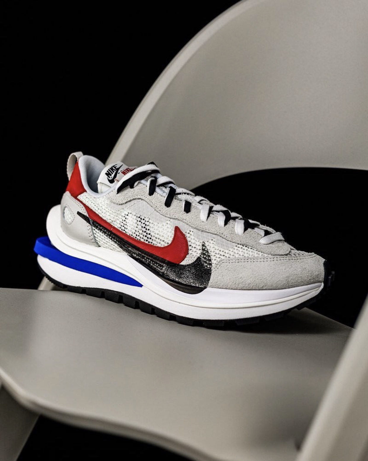 【APAIR】代購 Sacai x Nike Vaporwaffle 2.0 "Red/White/Blue" 白紅藍 二代 CV1363-100