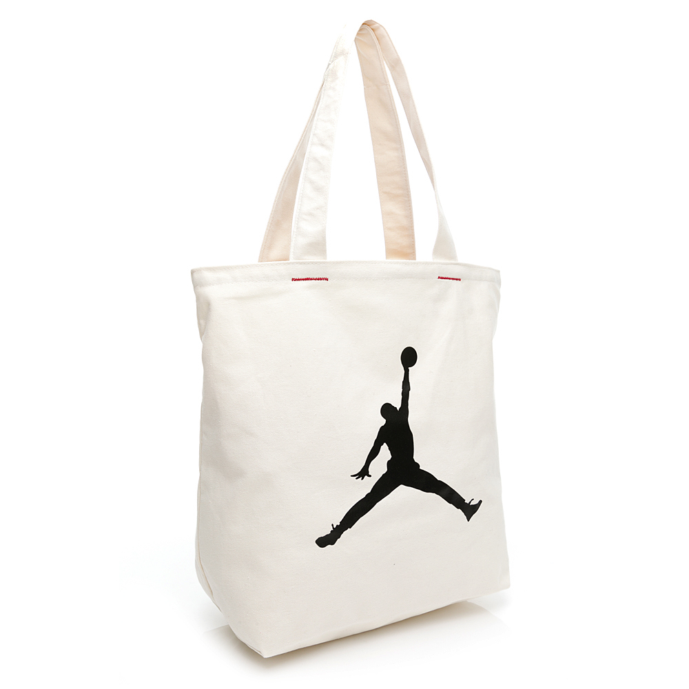 JORDAN 帆布袋 提袋 肩背包 運動 休閒 米白 DJ5715-120 [EW]