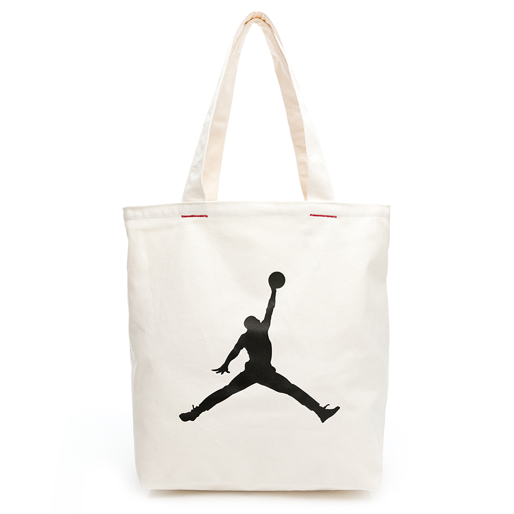 JORDAN 帆布袋 提袋 肩背包 運動 休閒 米白 DJ5715-120 [EW]