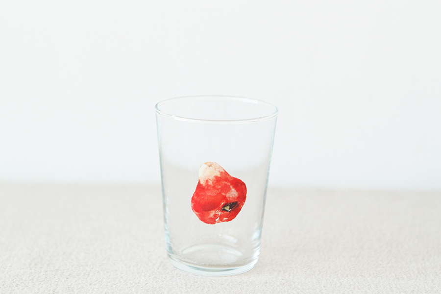 +t企劃-水果玻璃杯-蓮霧整顆