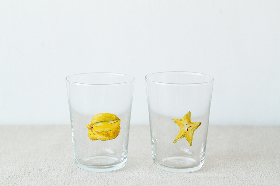 +t企劃-水果玻璃杯-楊桃整顆