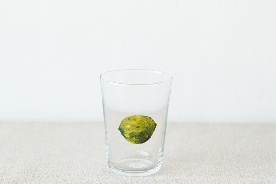 +t企劃-水果玻璃杯-檸檬整顆