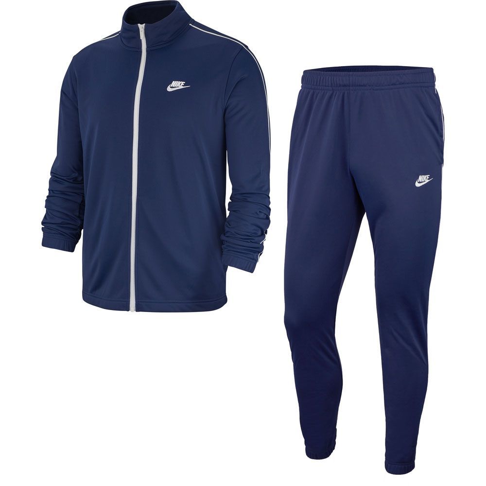 navy nike club tracksuit