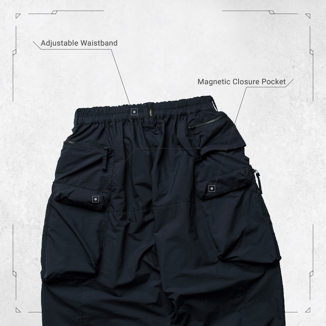 P1.L5S - “Choreutics” 3D Utility Pants - Shadow