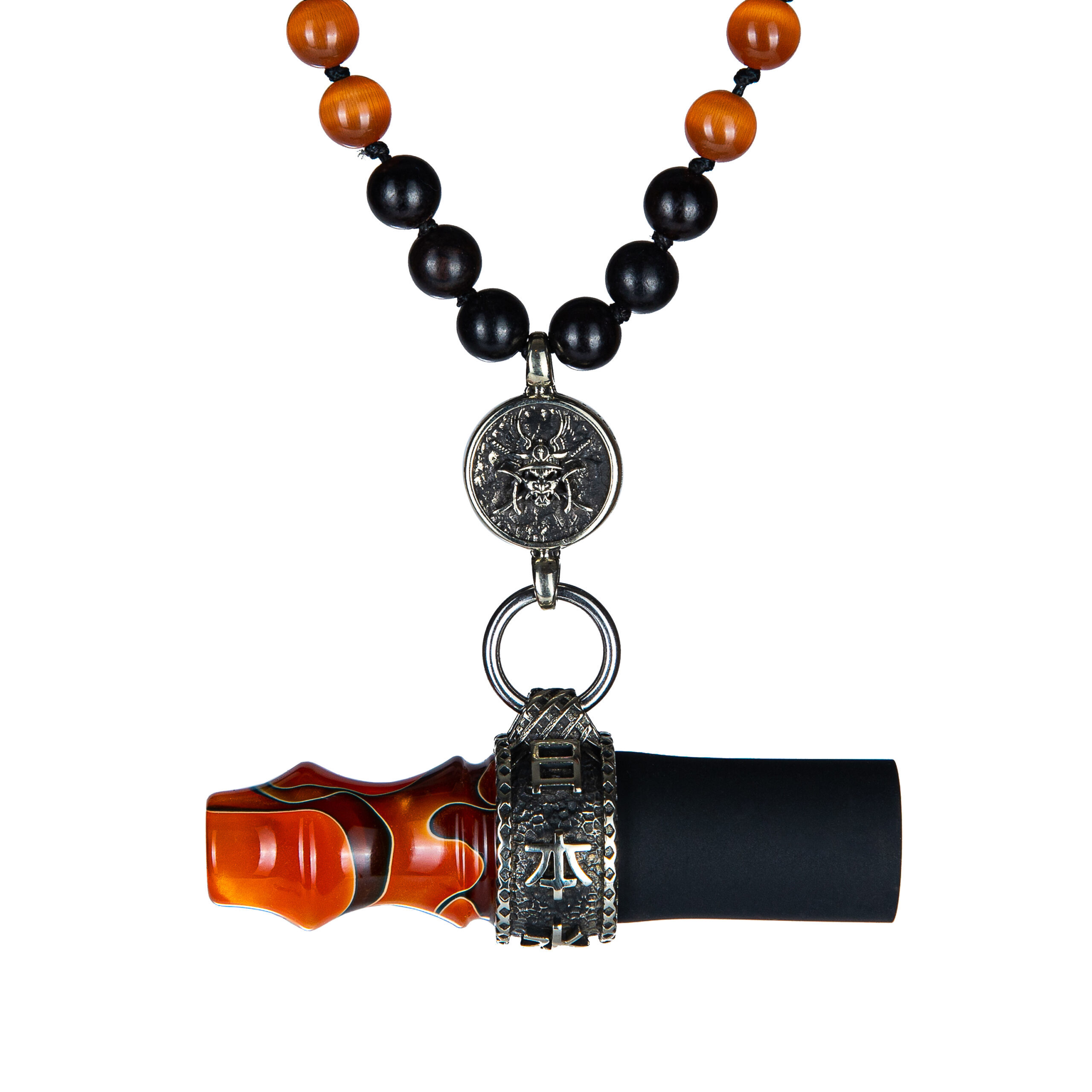 Japona Mouth Tip Samurai Beads Orange