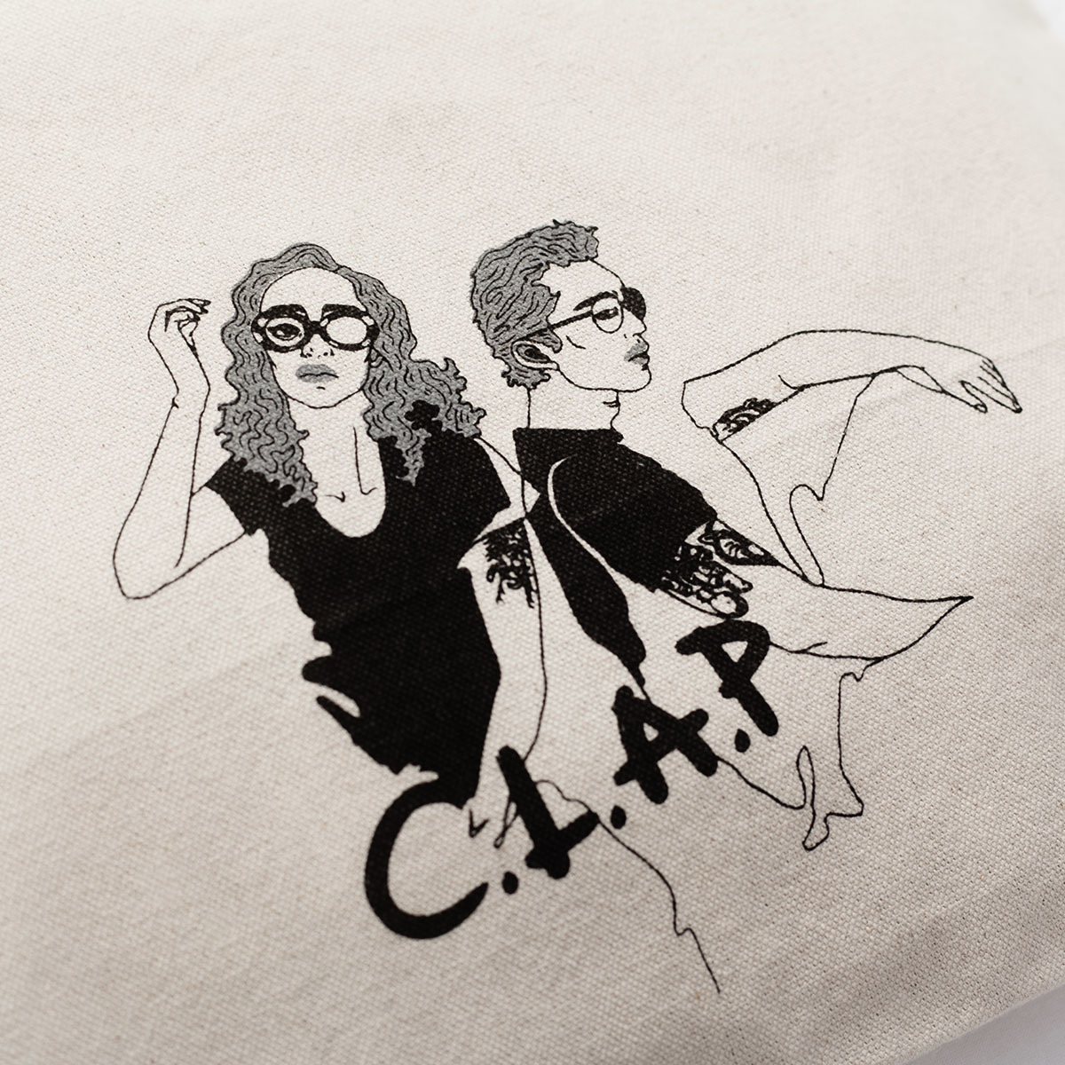C.L.A.P  胚布手提袋